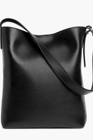 Bucket Bag | Black & Silver